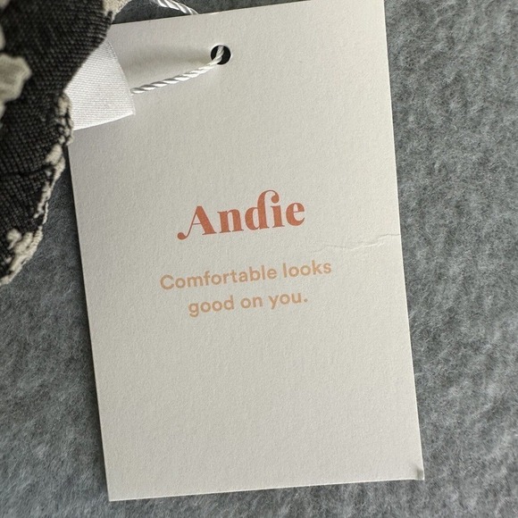 Andie Swimwear The String Bikini Top Women Sz Medium Snake Print Removable Pads - Picture 4 of 11